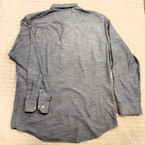 BANANA REPUBLIC SLIM WRINKLE-RESISTANT DRESS SHIRT - Picture 2 of 8